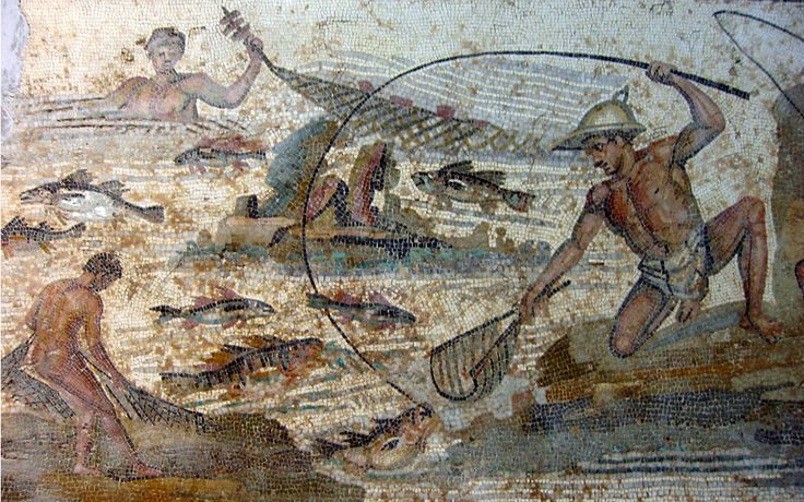 Mozaiek in Nationaal Museum Tripoli Libië