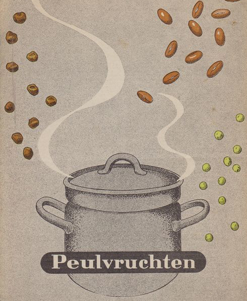 Peulvruchten: Folder van de voedingsraad uit 1943