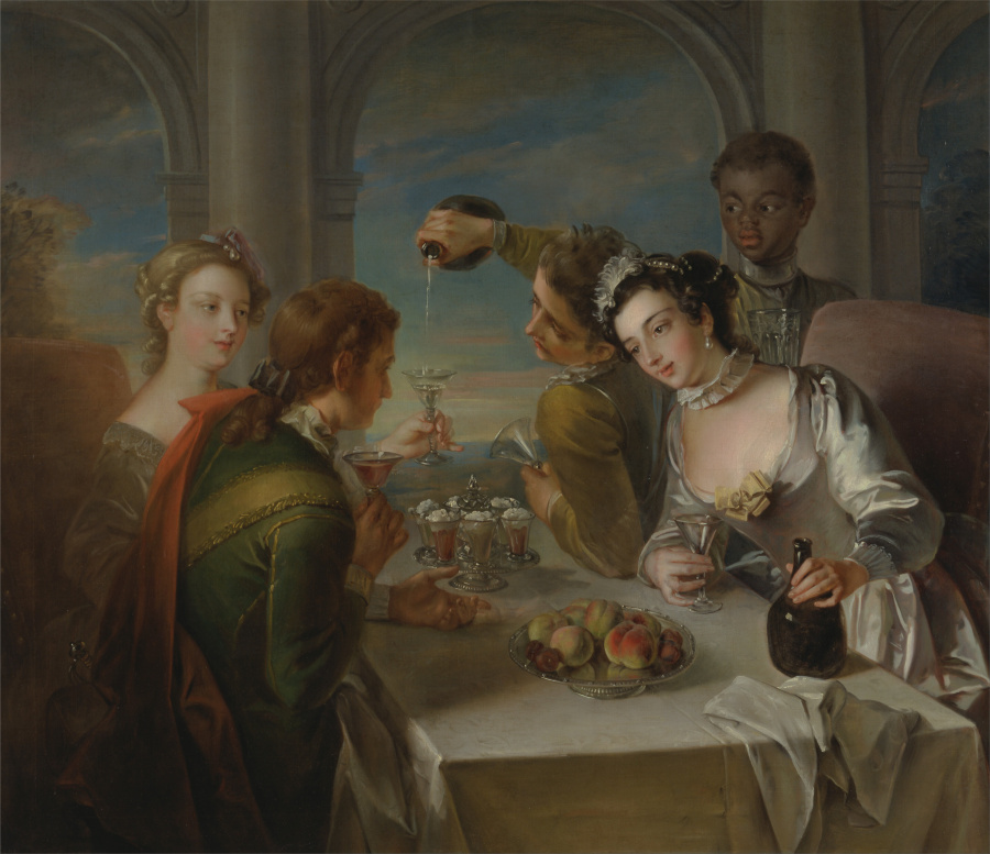 The sense of taste, philippe mercier, 1744-1747, Yale Center of British Art