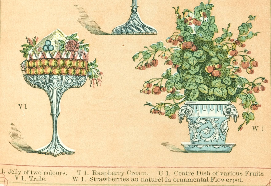 Trifle en aardbeien, The book of household management, Mrs Beeton