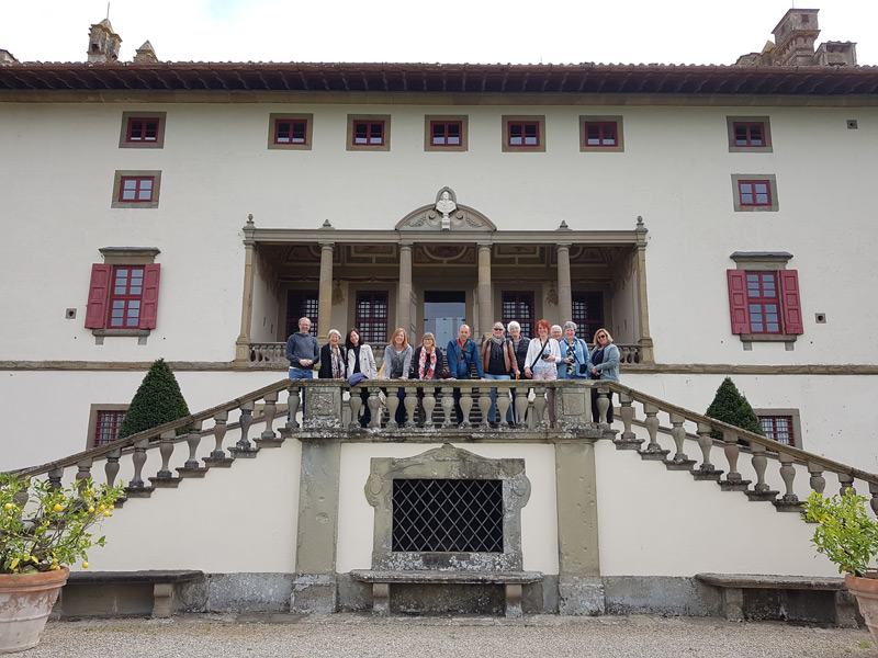 Bezoek aan Medici Villa La Ferdinanda