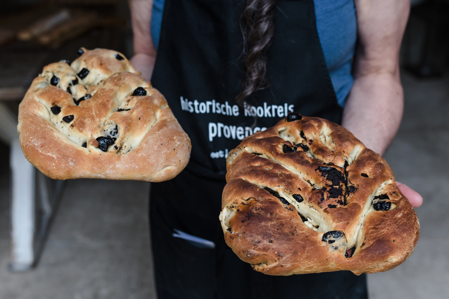 Frans brood bakken in Provence