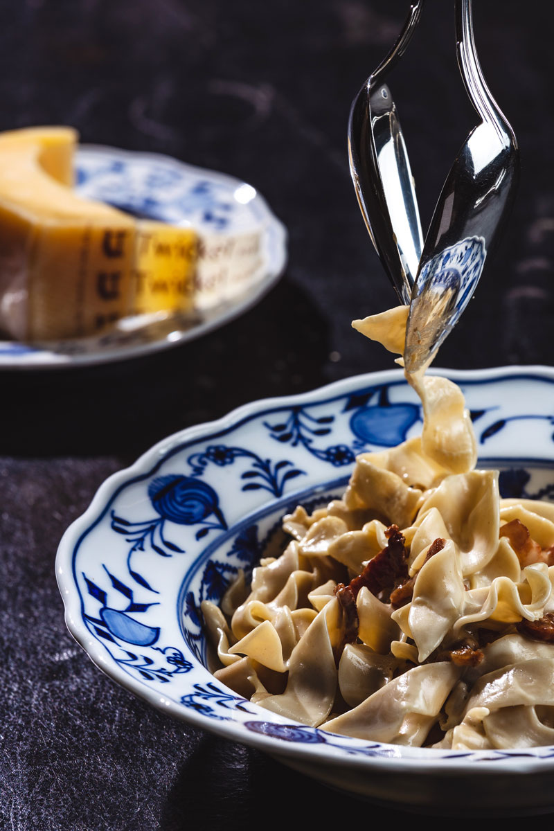 Pasta in de 19e eeuw, macaroni op Kasteel Twickel